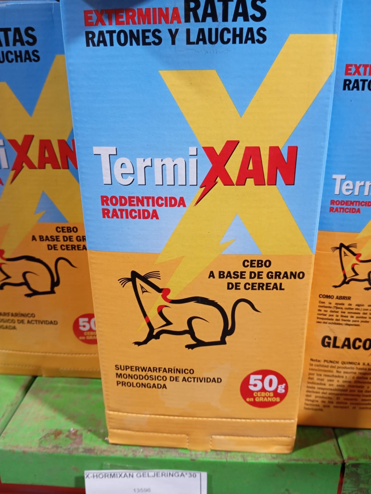 GXAN Rodenticida raticida 50gs