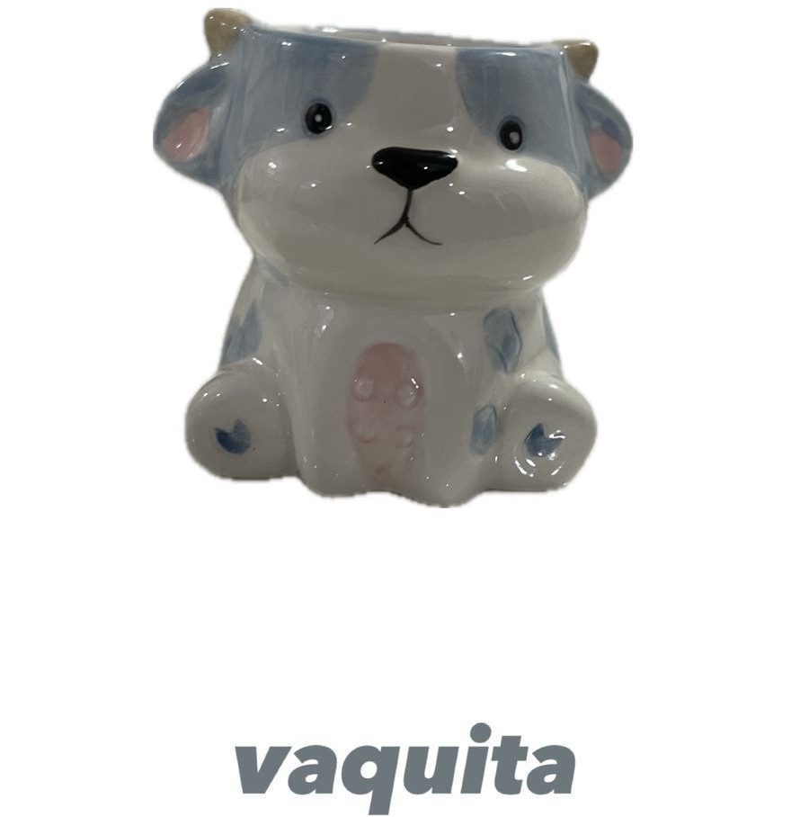 Maceta animalitos ceramica 8cm